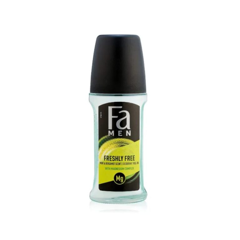 Fa Men Freshly Free Mint & Bergamot Roll-on Deodorant