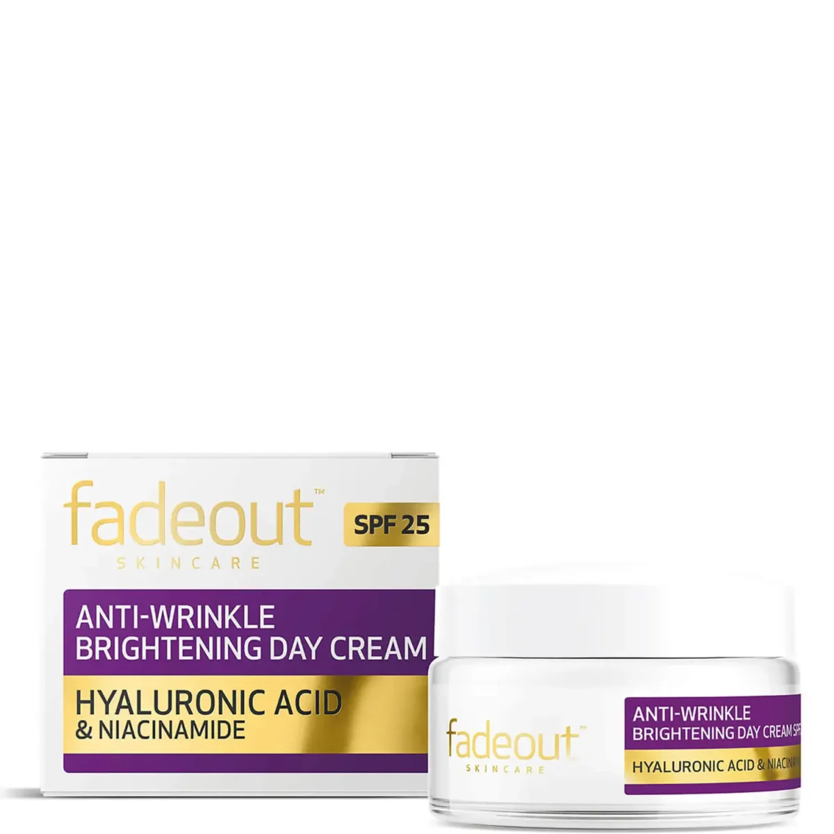 FadeOut Anti-Wrinkle Whitening Day Cream SPF25 | 75ml - Image 1