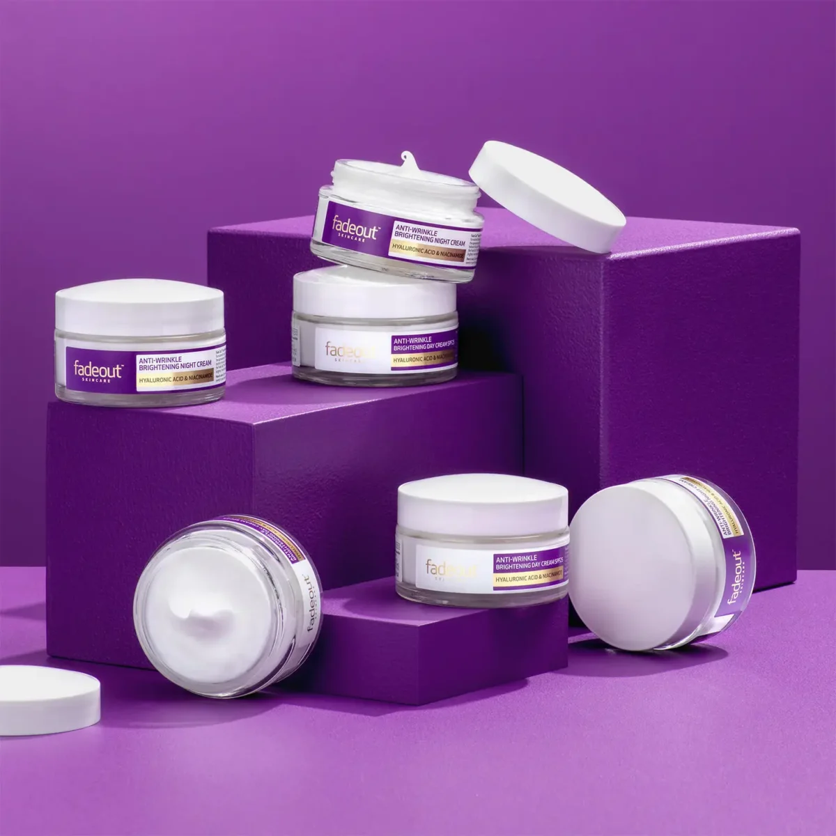 FadeOut Anti-Wrinkle Brightening Night Cream 75ml - Image 2