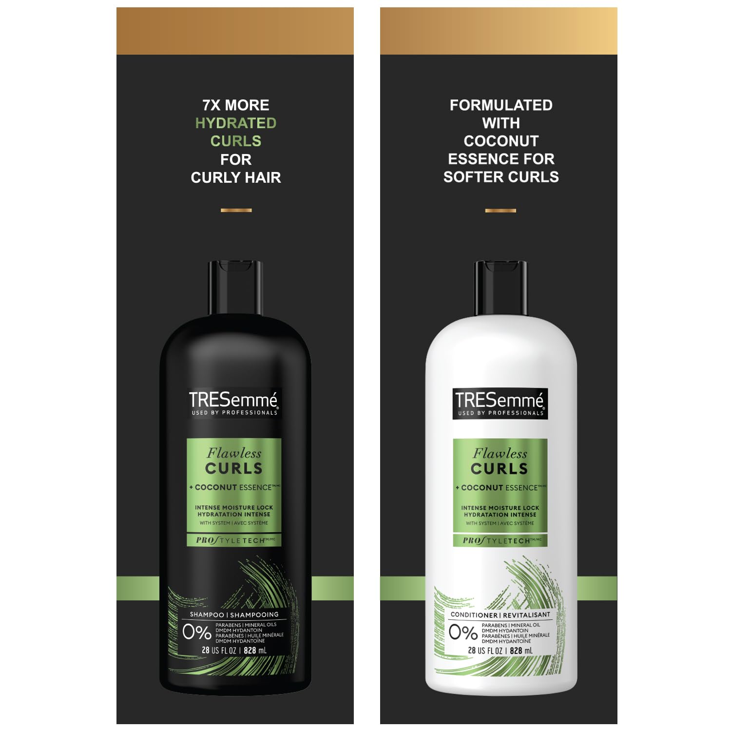 61237xLDObL._SL1500_.jpg Tresemme Flawless curls Shampoo & Conditioner 828ml - Image 3