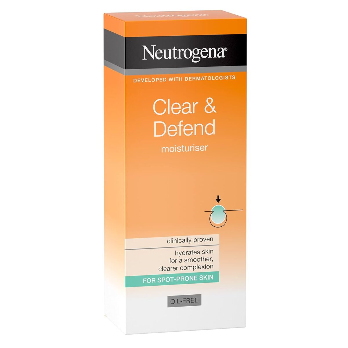 Neutrogena Clear and Defend Moisturiser 50ml - Image 1