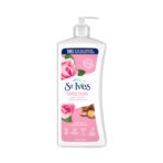 St. Ives Smoothing Hand & Body Lotion for Dry Skin Rose and Argan Oil Made with 100% Natural Moisturizers