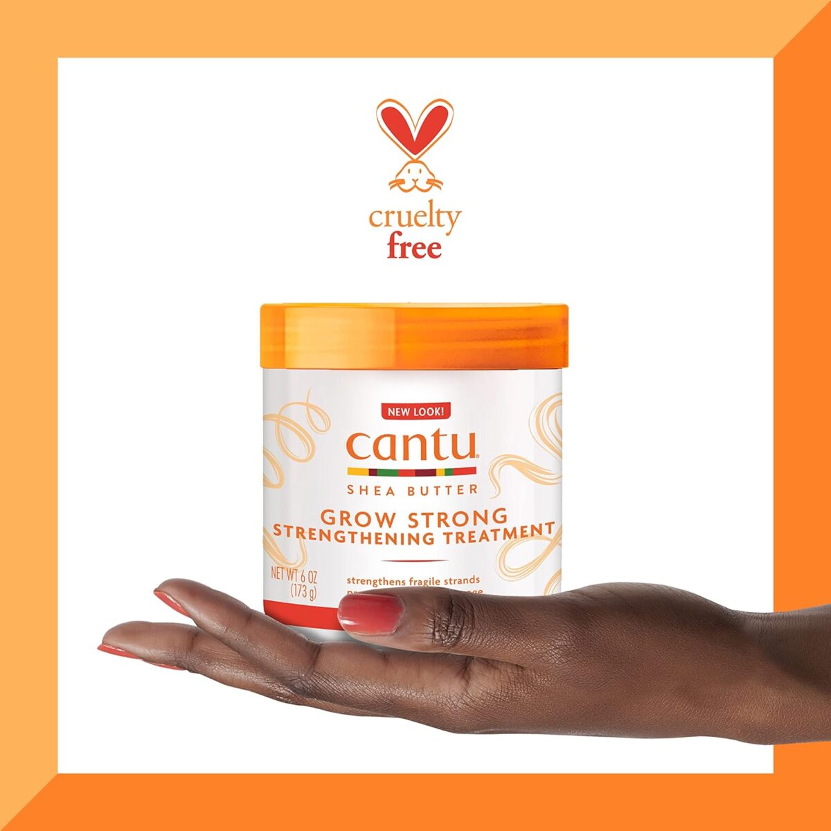 Cantu Grow Strong Strengthening Treatment with Shea Butter 173g - Image 3