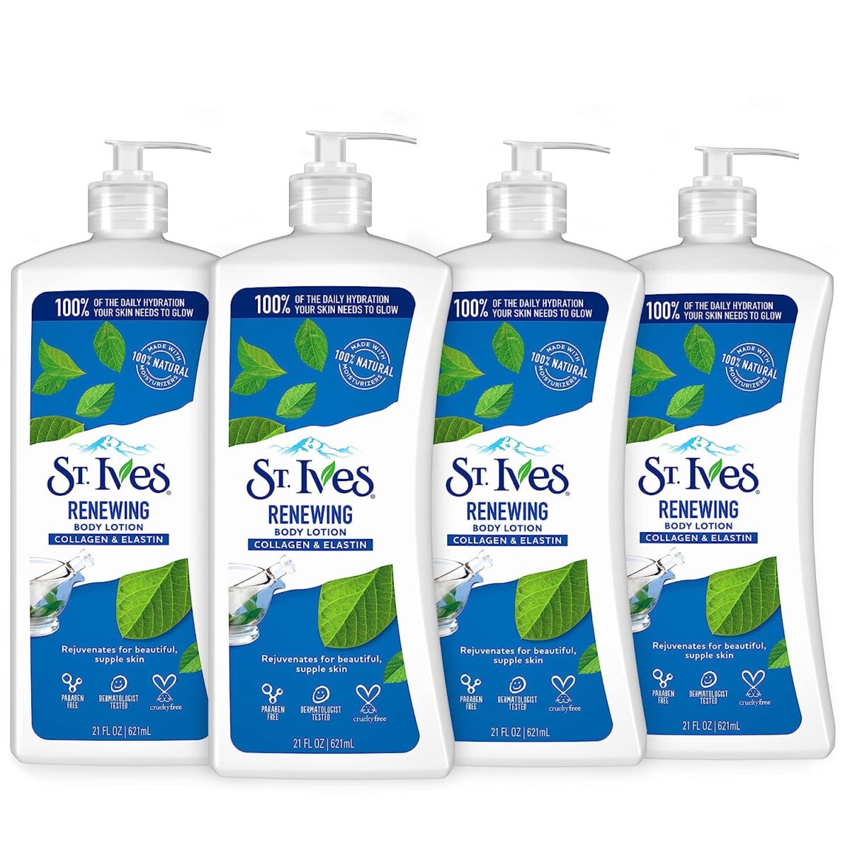 St. Ives Skin Renewing Body Lotion Collagen Elastin 621ml - Image 1