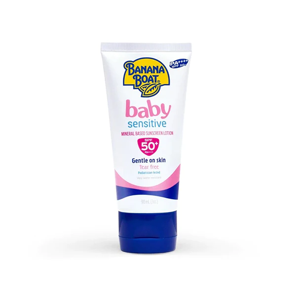 Banana Boat Baby Sensitive Mineral Based Sunscreen Lotion SPF50+