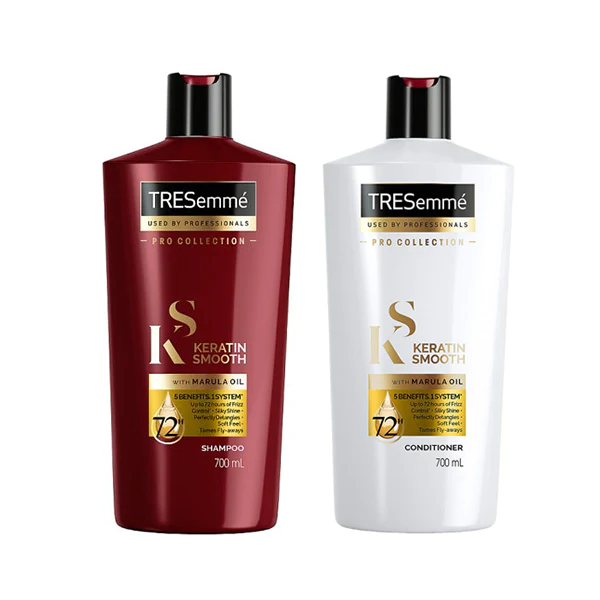 TRESemme Keratin Smooth Shampoo & Conditioner 700ml
