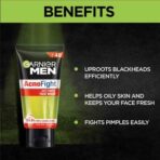 Garnier Men Acno Fight Wasabi Brightening Foam 100ml - Image 4
