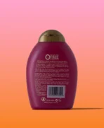 OGX Frizz-Free + Keratin Smoothing Oil Shampoo & Conditioner 385ml - Image 3